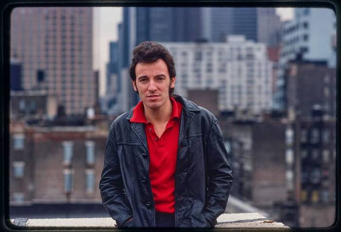 Брюс Спрингстин на крыше электростанции. Нью-Йорк, 1980.