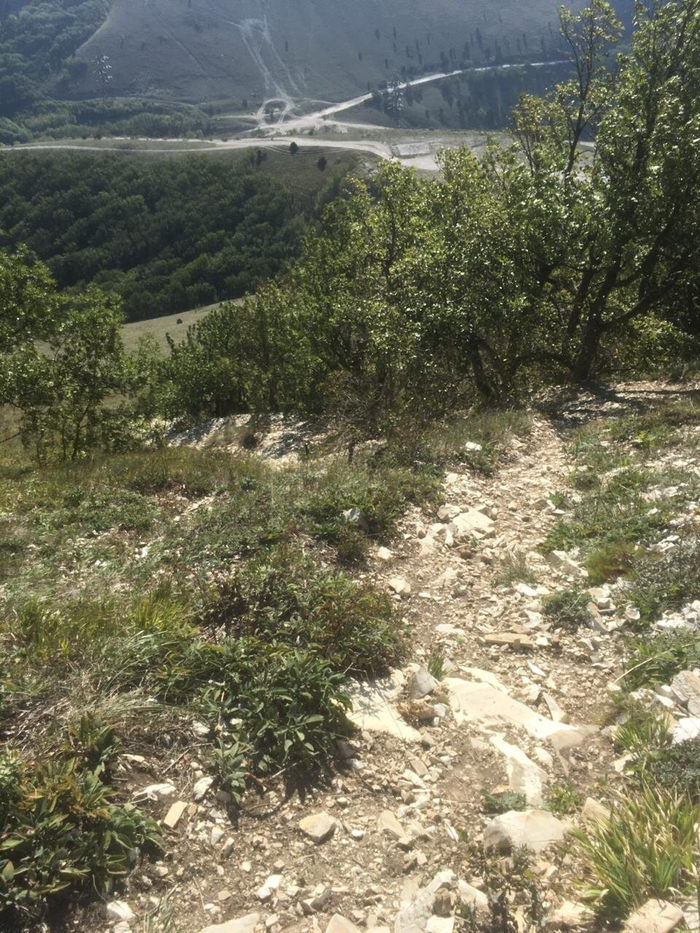 Альтернативный спуск с горы