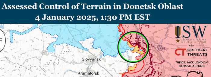 Та же карта в начале 2025 года