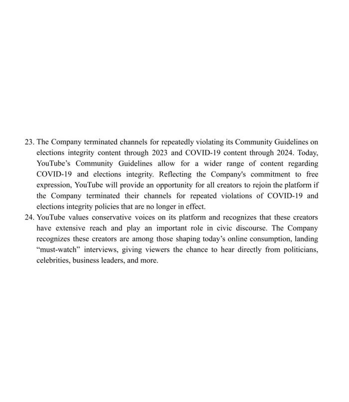 YouTube признал, что занимался политической цензурой под давлением администрации Байдена