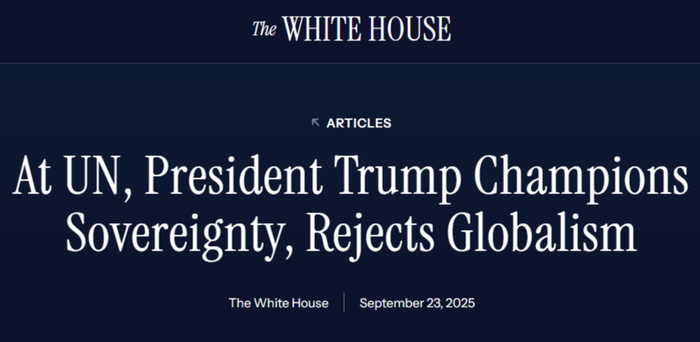 В ООН президент Трамп отстаивает суверенитет и отвергает глобализм