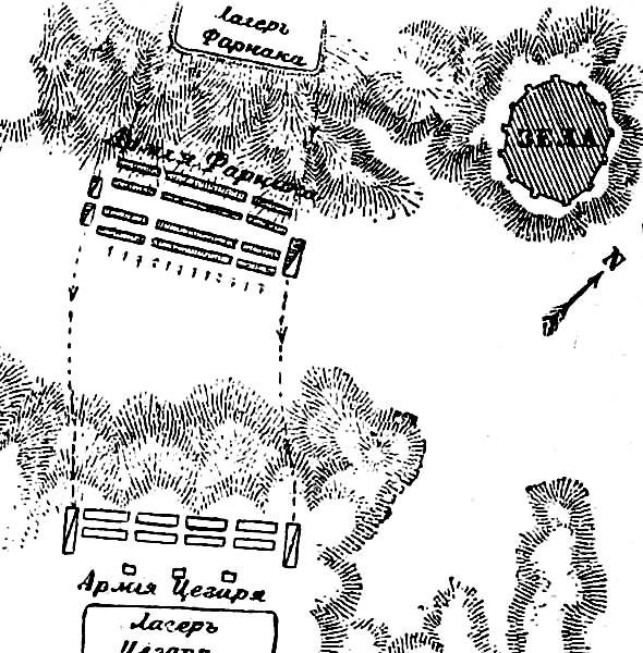 Битва при Зеле 47 года .н.э. Если вам нужна картинка, иллюстрирующая тупость - то вот она