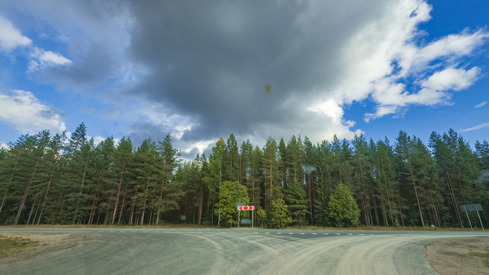 36. Выезд с грунтовки