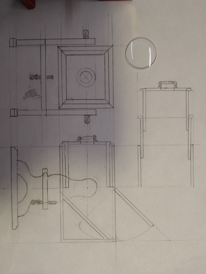 Камера обскура в масштабе 1:12