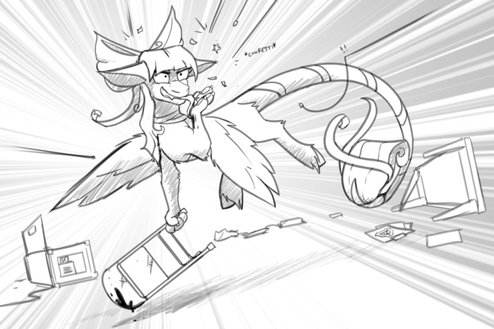 Нарушены условия содержания объекта! И у неё есть стул!