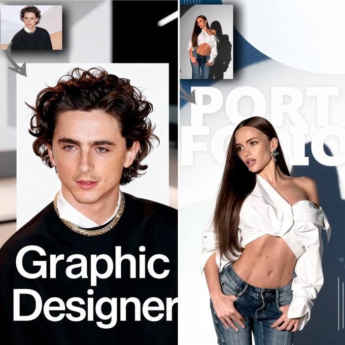 Карточка для резюме или портфолио за 1 минуту