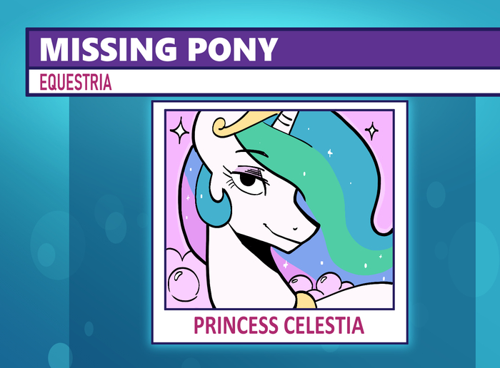 Пропала пони: Селестия