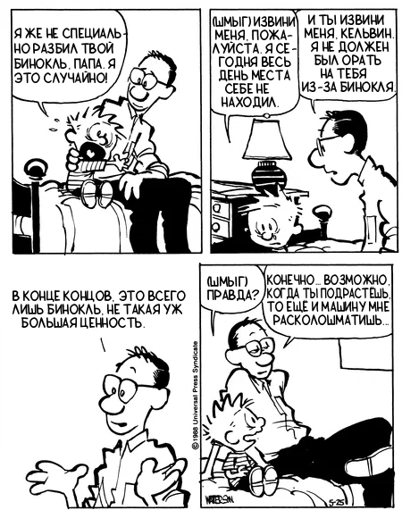 Кельвин и Хоббс. Папин бинокль №9/10