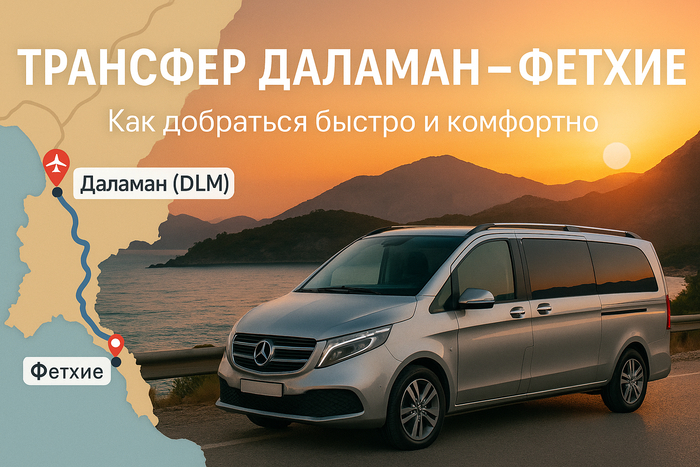 Трансфер из аэропорта Даламан в Фетхие