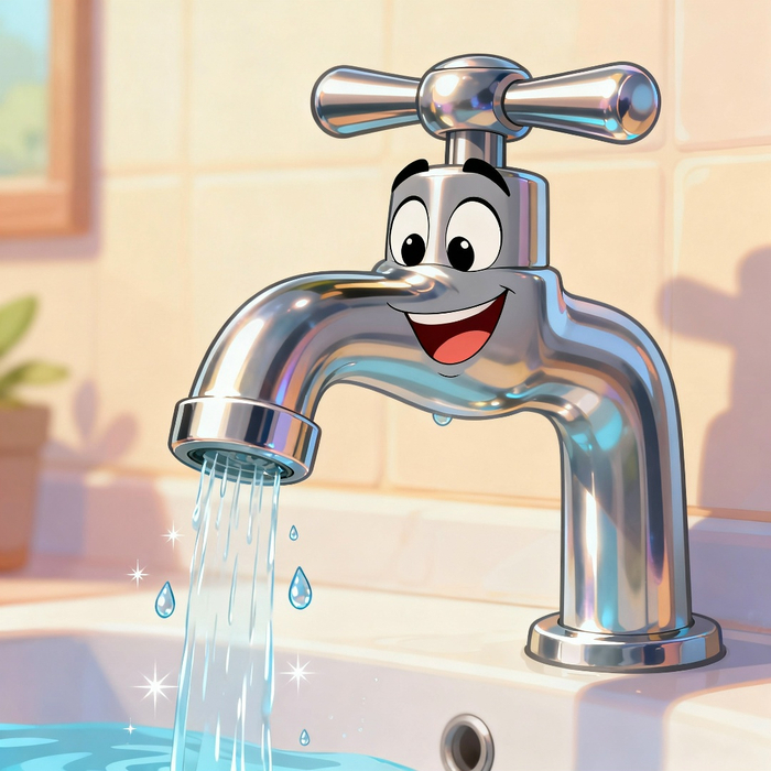 не смог придумать описание к этому жизнерадостному смесителю :(