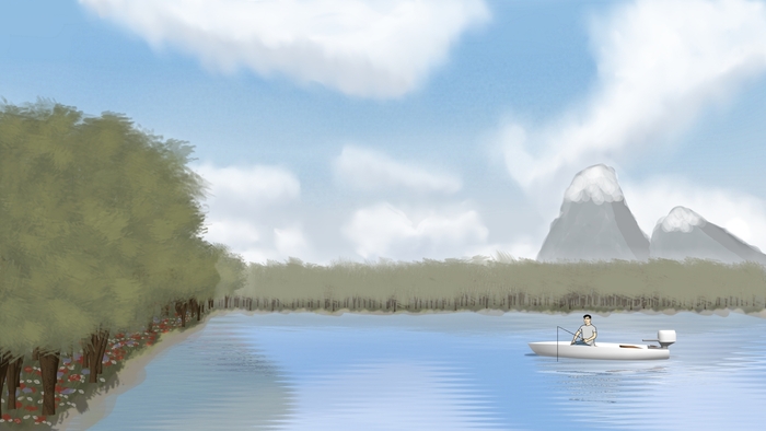 Горное озеро