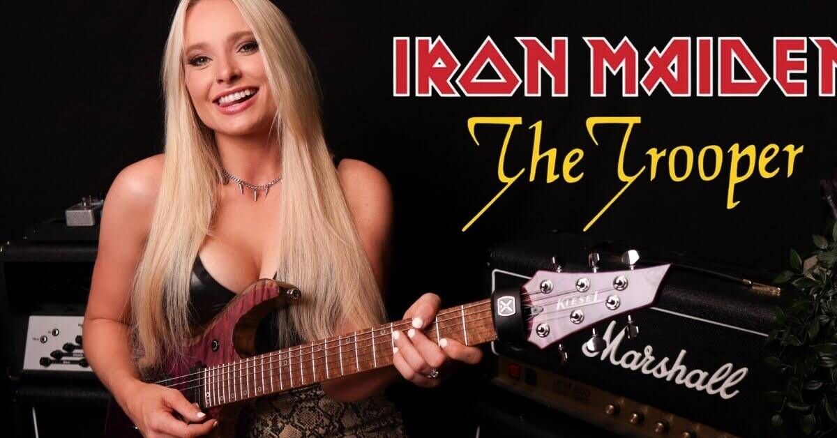 Sophie Lloyd - The Trooper (Iron Maiden cover) - Серия Каверновинки, Кавер, Музыка, Guitar cover, Iron Maiden, The Trooper, Sophie Lloyd, Видео, Видео вк, YouTube