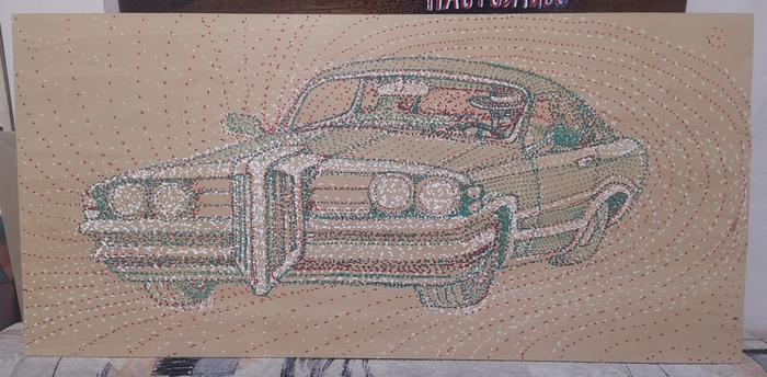 Пробивка основных контуров.