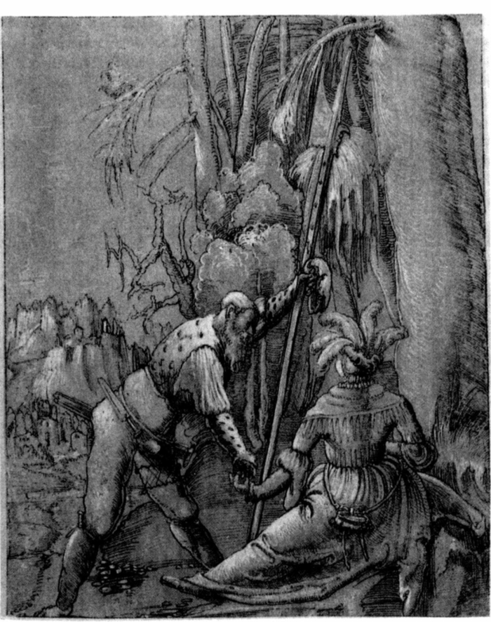 Альбрехт Альтдорфер. Ландскнехт и девка. (1506)