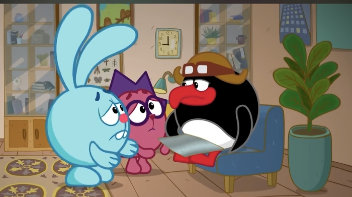 Пину не хватает материала, а квадратные часы в тему