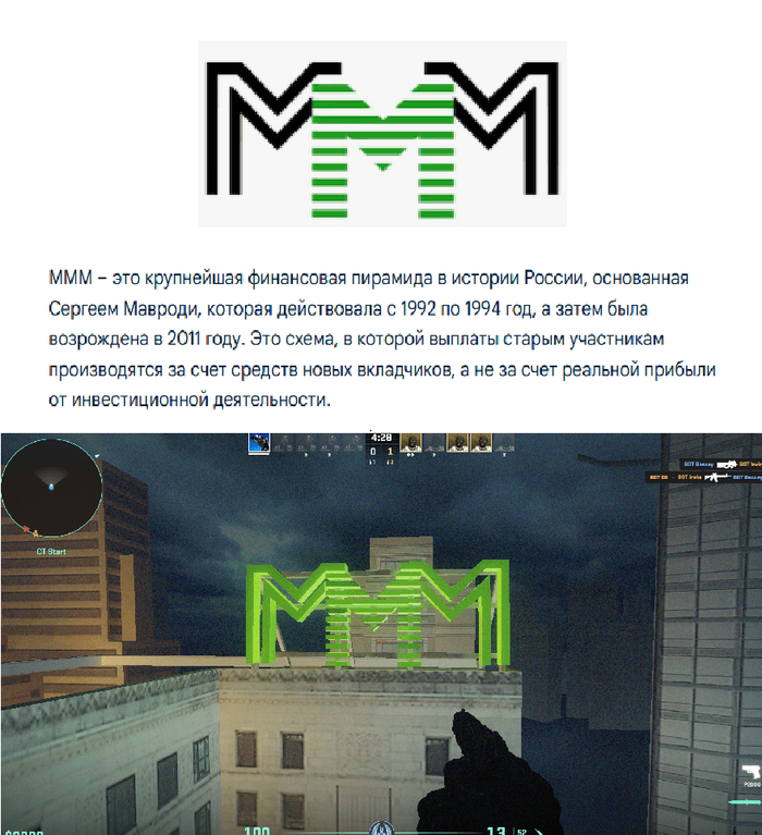 Российская финансовая пирамида МММ (Мы Можем Многое!).