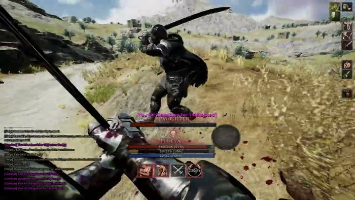 Геймплэйный скрин из игры Mortal Online 2