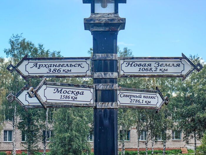 Расстояния от Мезени