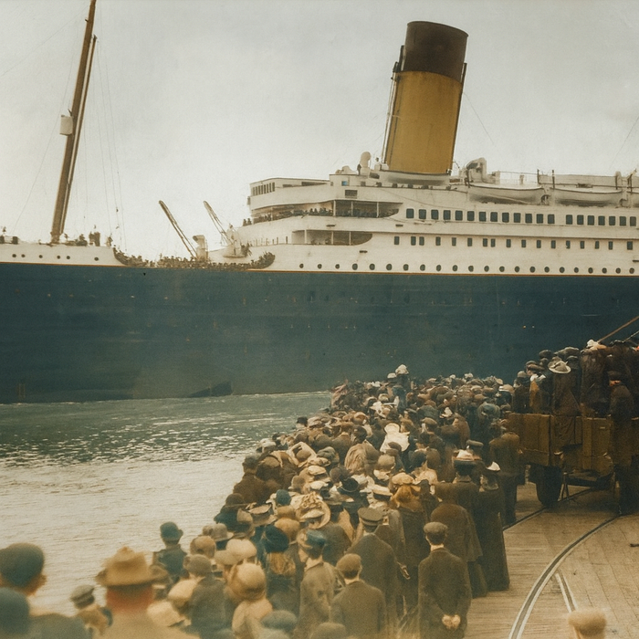 Провожающие на Титаник, 1912 г.