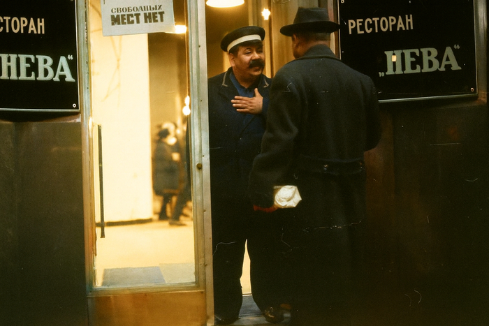 Ресторан "Нева", 1960-е.