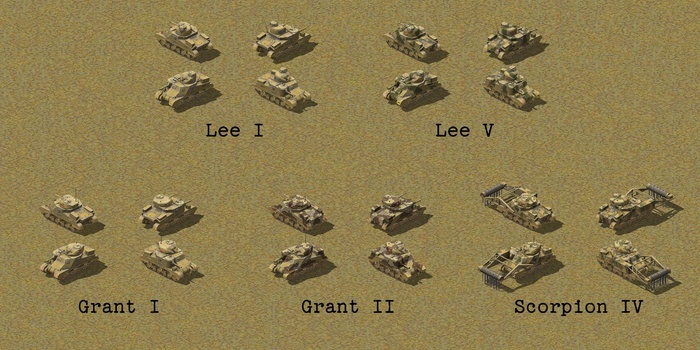 Дневники GZM 1945, часть 39,обновление средних танков M3 Lee и Grant