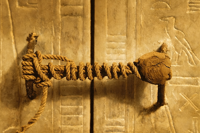 Пломба на могиле Тутанхамона, 1922