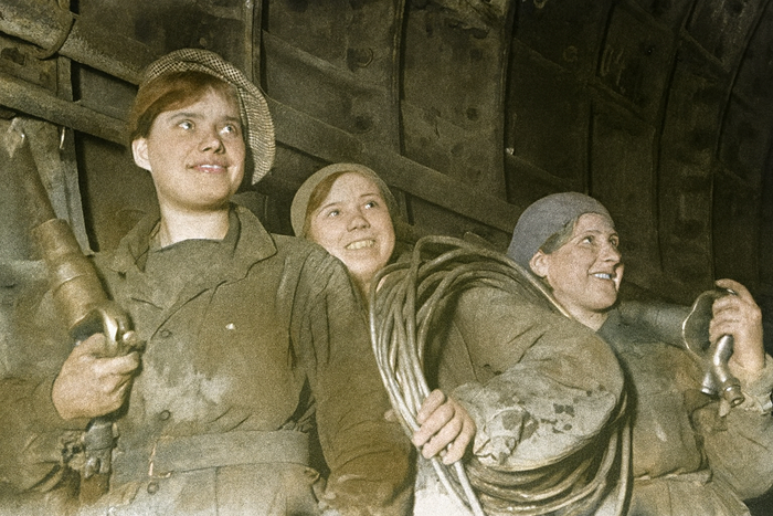 Метростроевцы, бригада Татьяны Федоровой, 1936