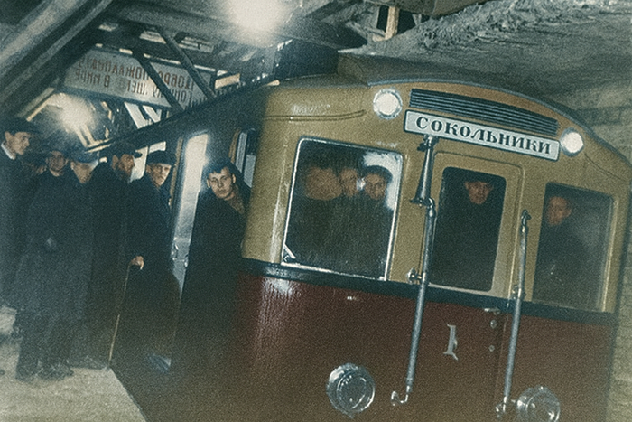 Первый испытательный поезд Московского метрополитена, 1934