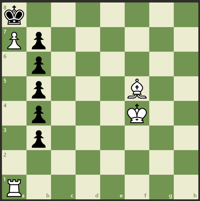 Ход белых. Мат в 6 ходов.