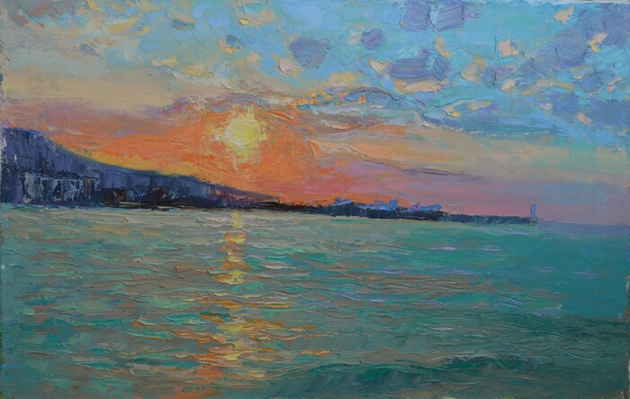 Рассвет 35х56