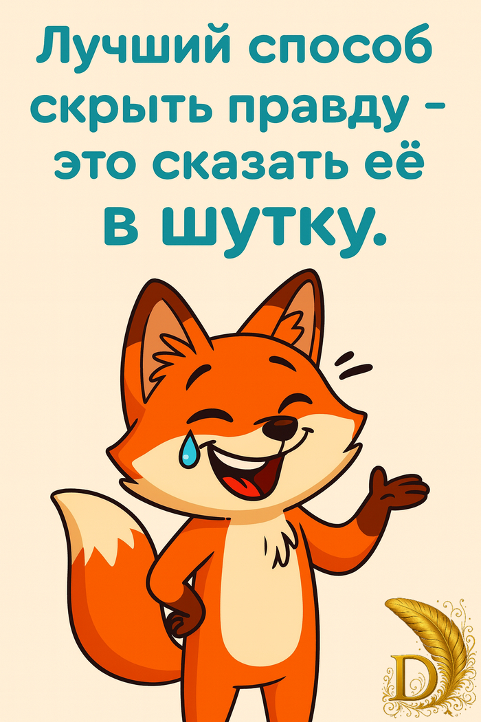 Иногда за смехом прячется самое серьёзное