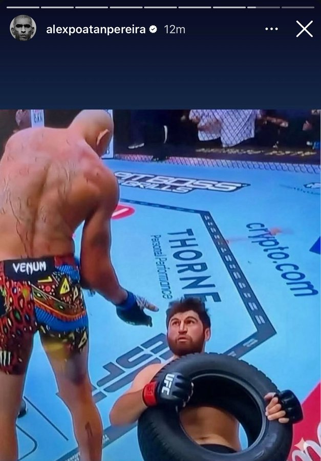 Home of Fight@Home_of_Fight Alex Pereira posted this to his IG story. #UFC320 пост01:37 AM Oct 6, 2025·1,8 млн. просмотров