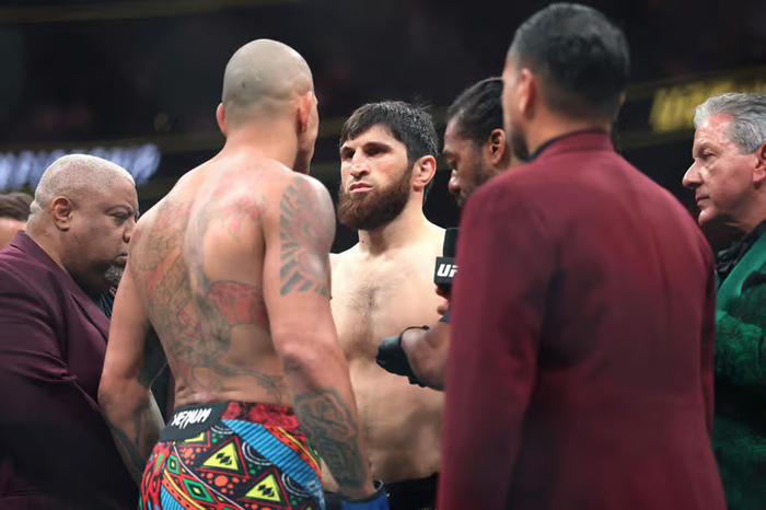 Вот как всё началось. Анкалаев против Перейры.( Фото: Шон М. Хаффи / GETTY IMAGES NORTH AMERICA / AFP