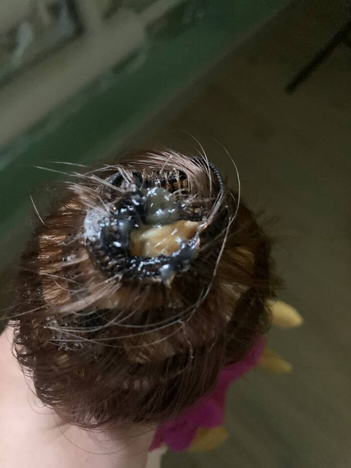 Проклейка волос...