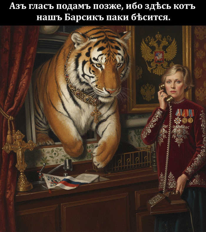 Барсик паки бесится