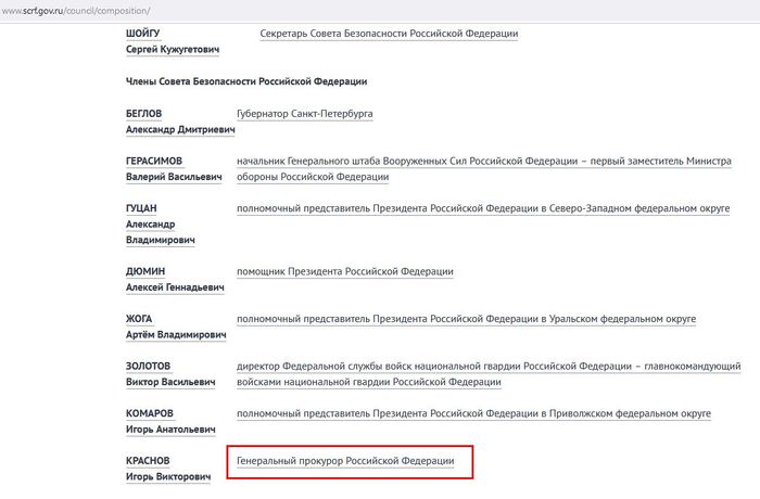 Совет безопасности РФ