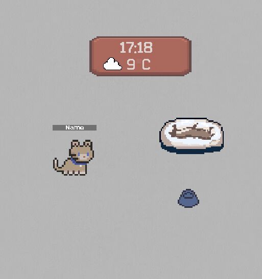 Pikabu, we need your help! We're deciding the fate of a pixelated cat for your desktop. - My, cat, Programming, Gamedev, Need advice, Unity, Open source, Is free, Pixel Art, GIF