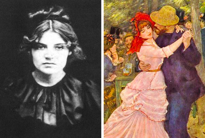 Сюзанна Валадон, Пьер Огюст Ренуар «Танец в Буживале» (предместье Парижа) 1883 г