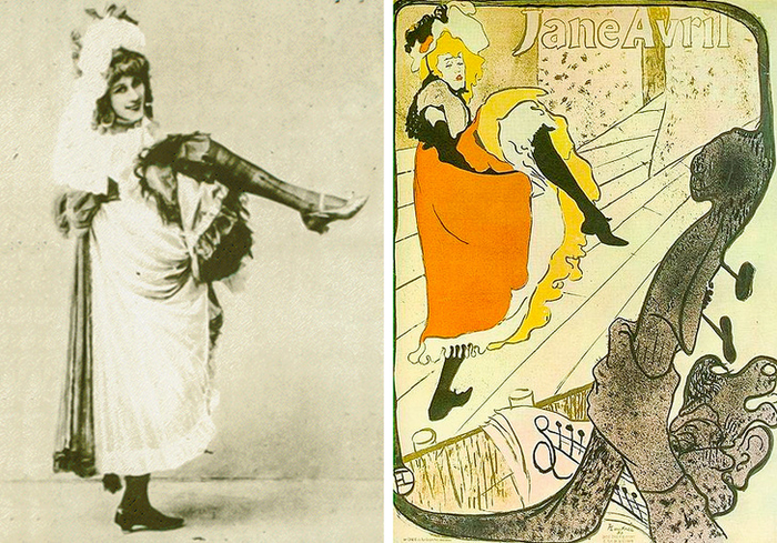 Жанна Авриль, Тулуз-Лотрек, 1893 г Париж