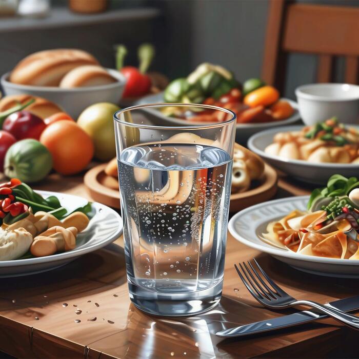 Что лучше: запивать еду или еда отдельно, питье отдельно?