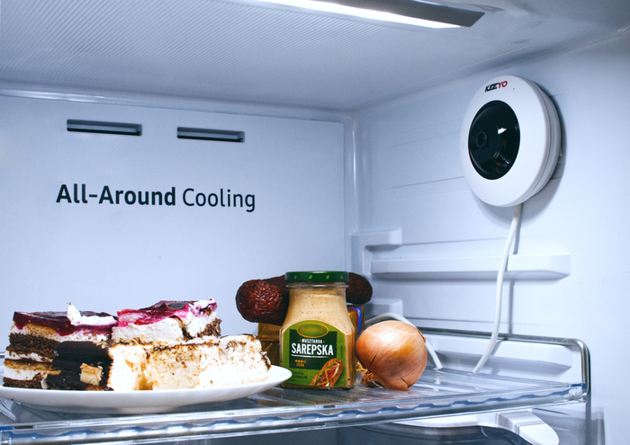 Офисные холодильники. Теперь с камерой)