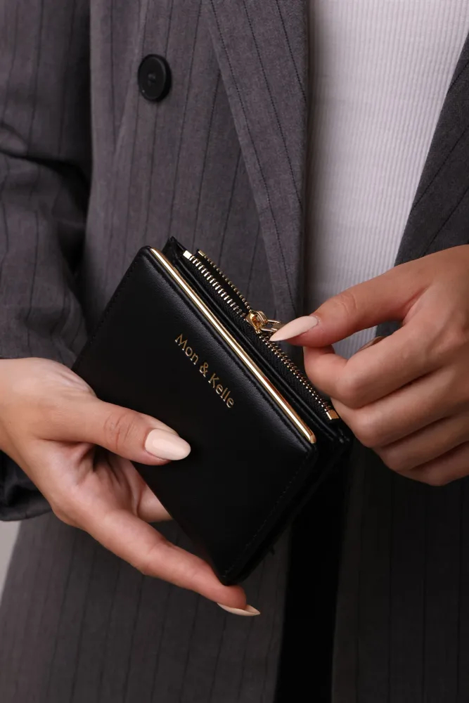 Женский кошелек Mon & Kelle - цвет черный