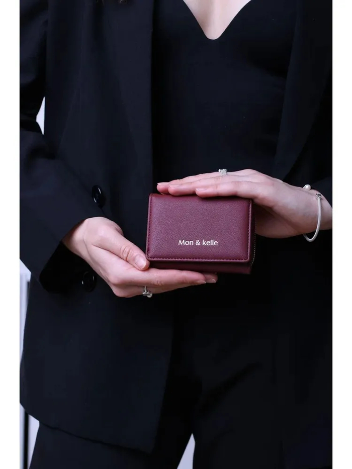 Женский кошелек Mon & Kelle - цвет бордо