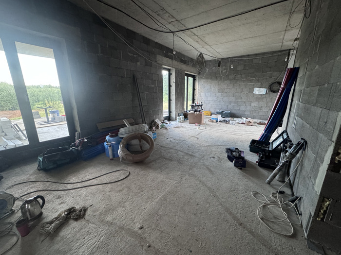 Прокинули временную электрику