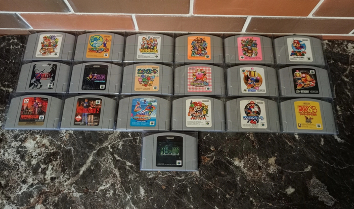 Скопилось немного кариков на Nintendo 64