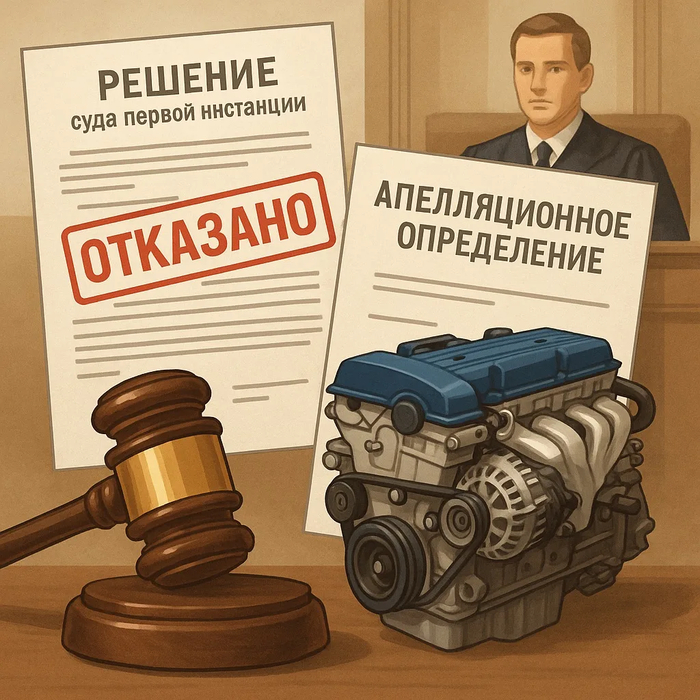 Как двигатель довёл до суда, апелляция — до справедливости, а кассация поставила точку