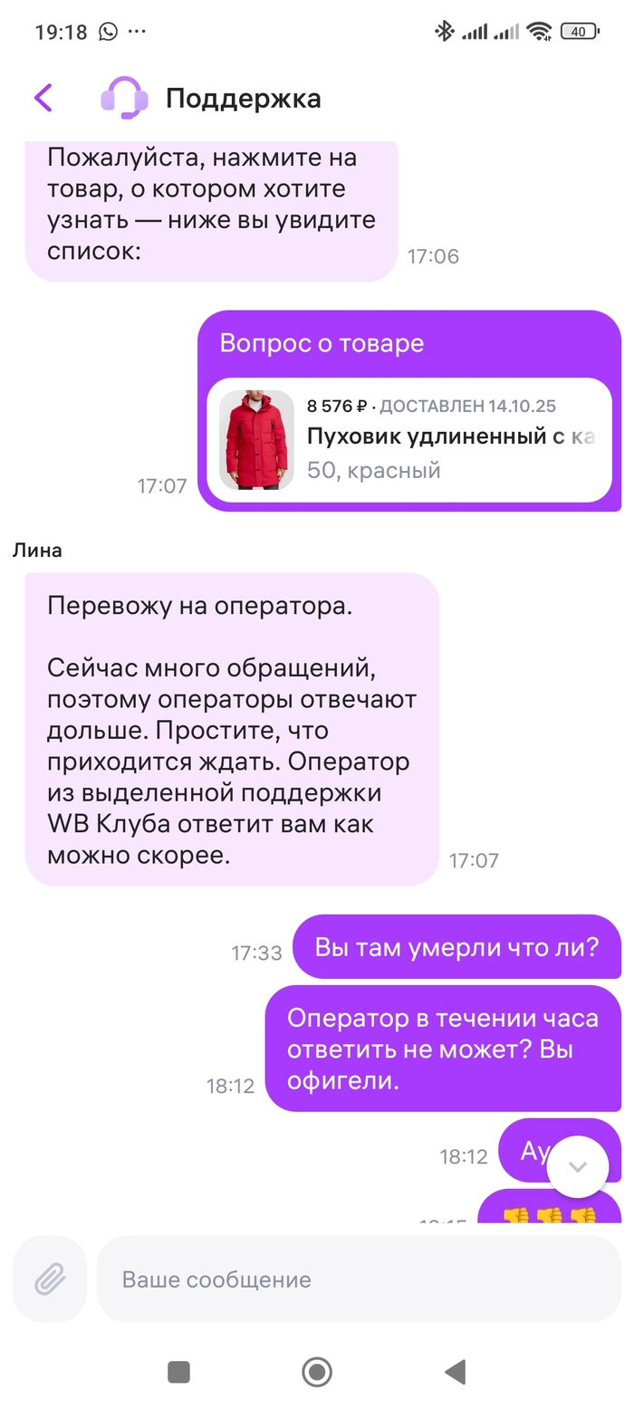 Вайлдберриз вы вообще офигели