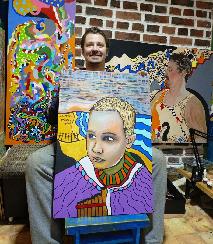 Экспрессионизм, фанера, краски