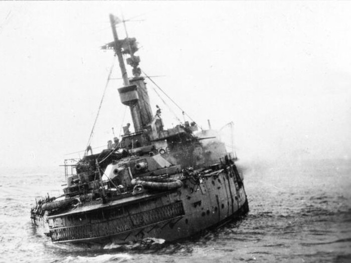   HMS Britannia      UB-50 9  1918   .          USS Druid