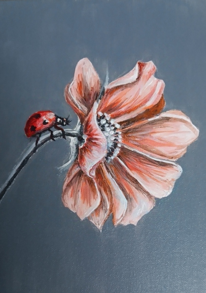 Рисую акрилом